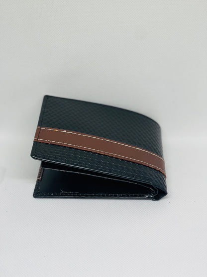 Sophisticated Chatai Texture Wallet Featuring a Chic Strap