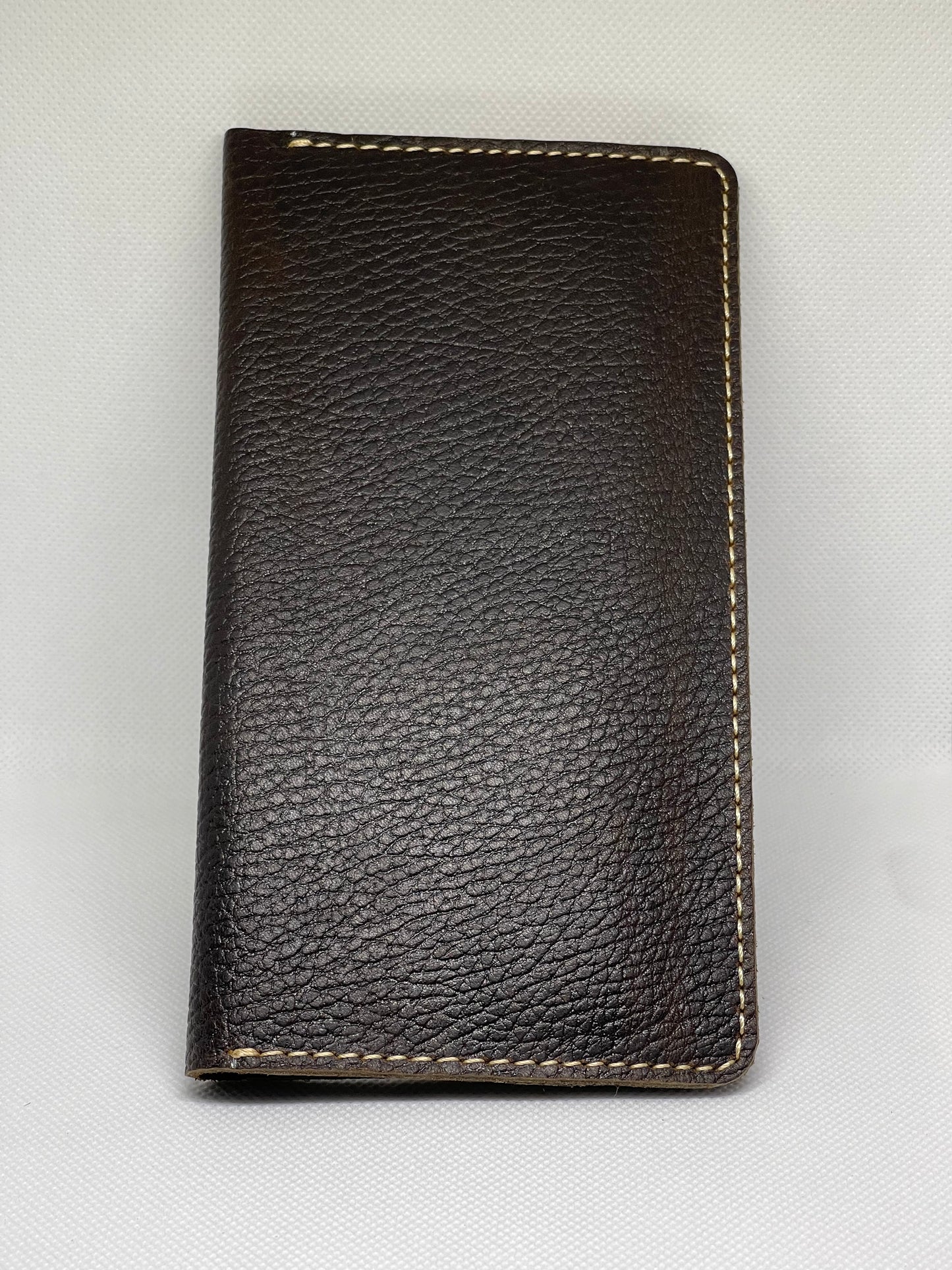 Crazy Horse Long Textured Wallet With Complimentary Card Holder