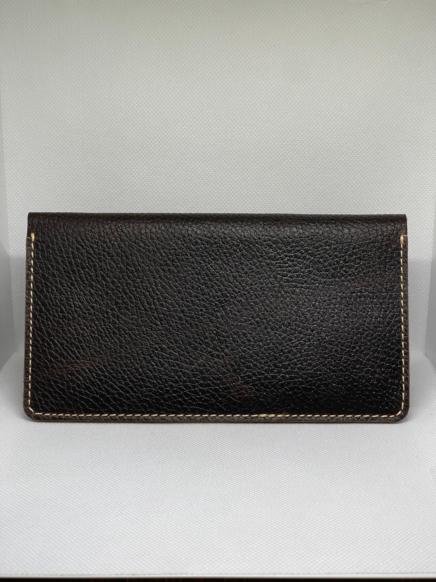 Crazy Horse Long Textured Wallet With Complimentary Card Holder