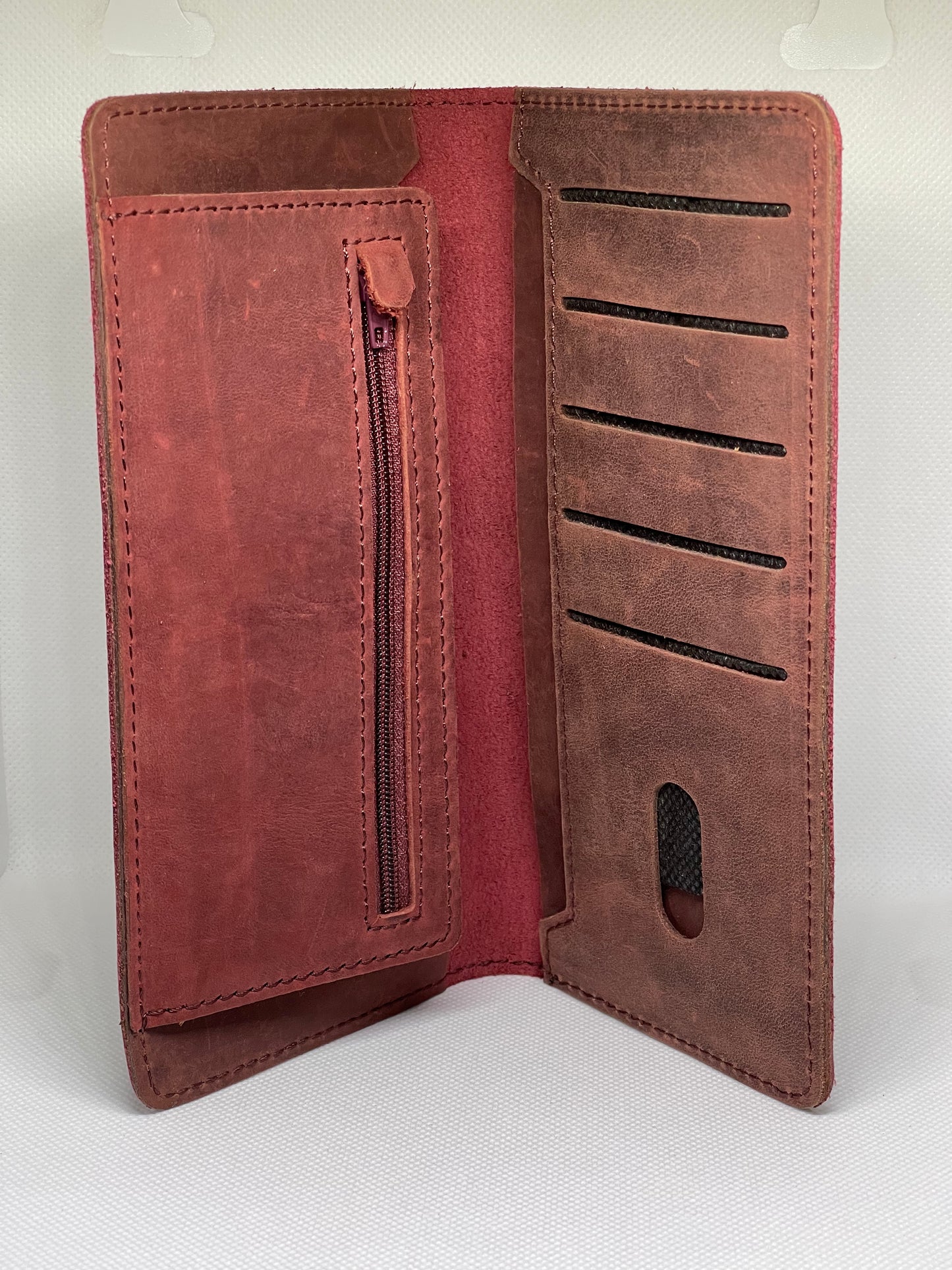 Crazy Horse Long Wallet No.1 With Complimentary Card Holder