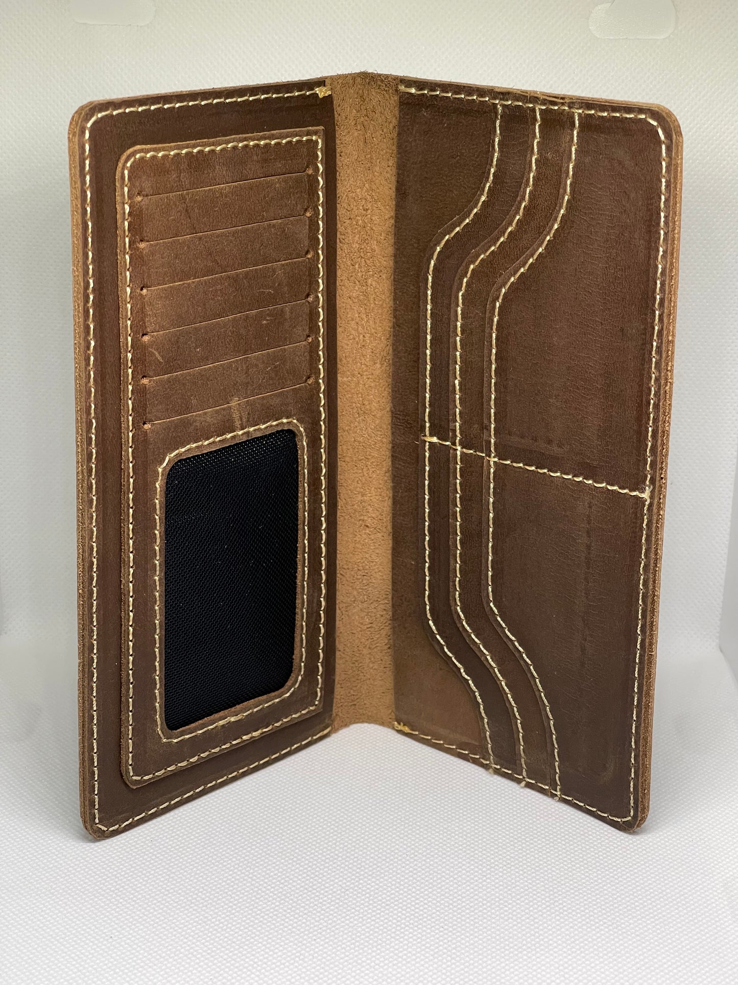 Crazy Horse Long Textured Wallet No.02 With Complimentary Card Holder