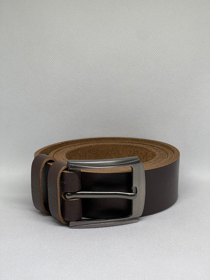 Classic Cow Leather Belt with Complimentary Card Holder