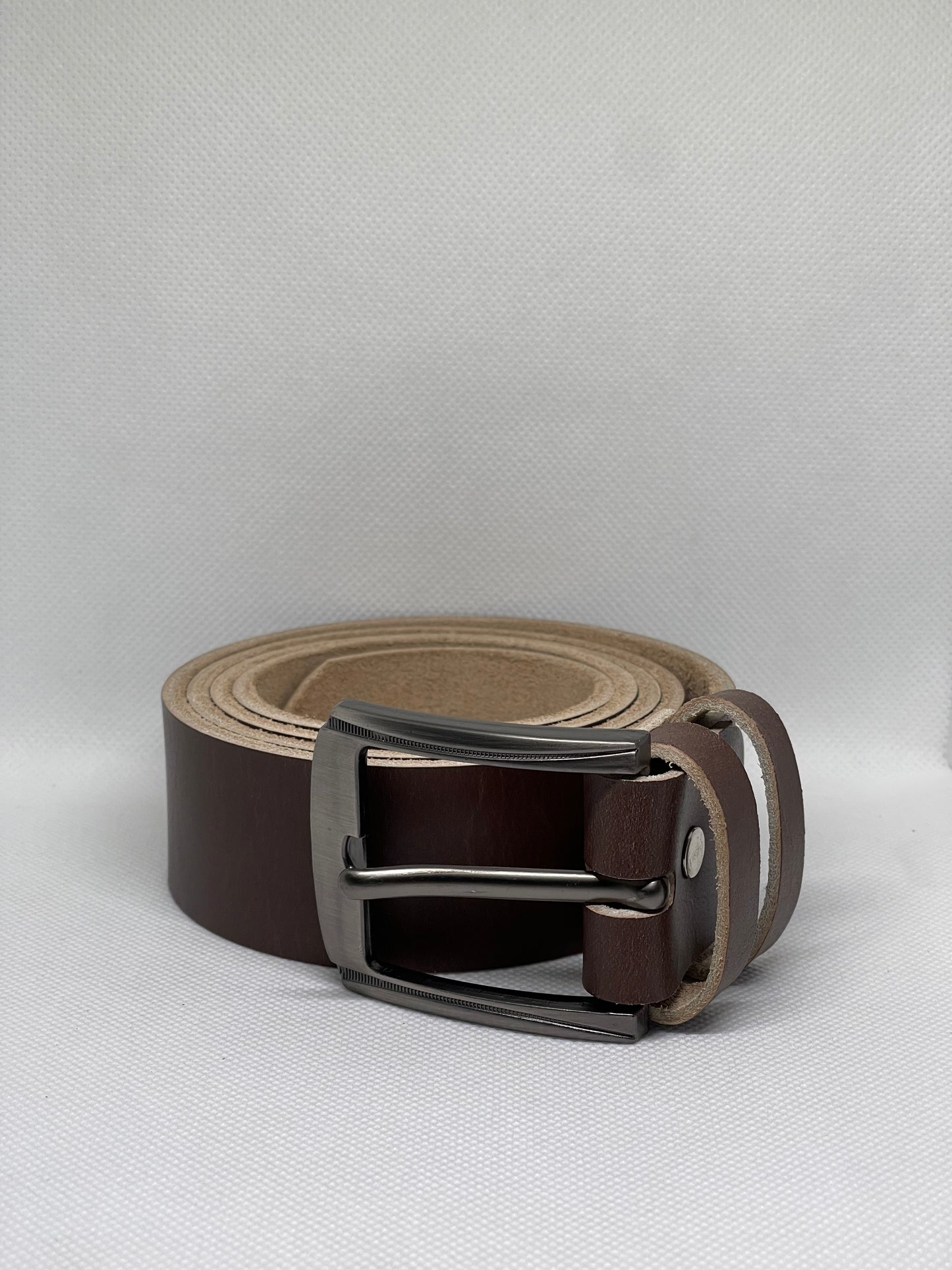 Classic Cow Leather Belt with Complimentary Card Holder