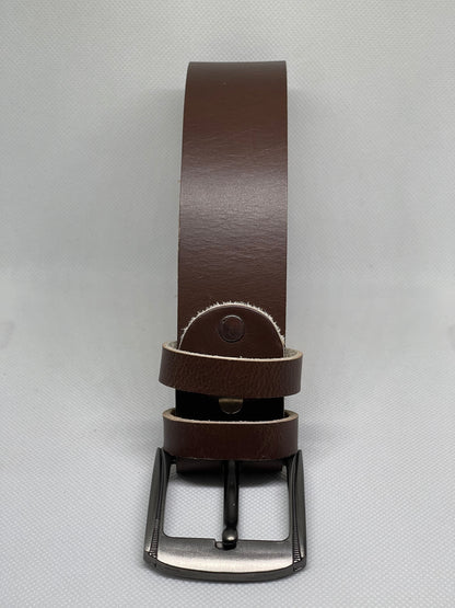 Classic Cow Leather Belt with Complimentary Card Holder