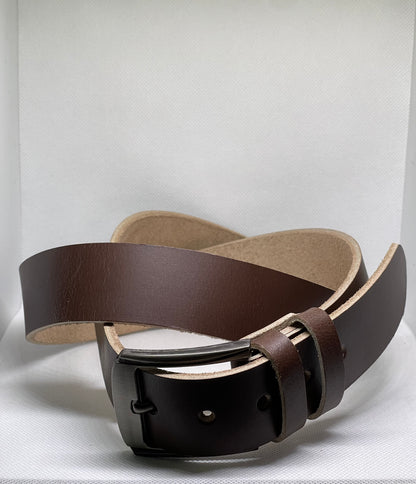 Classic Cow Leather Belt with Complimentary Card Holder